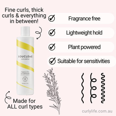 Boucleme Fragrance Free Curl Defining Gel