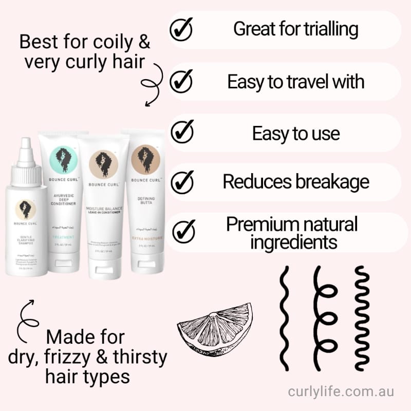 Bounce Curl Coily Trial Travel Kit