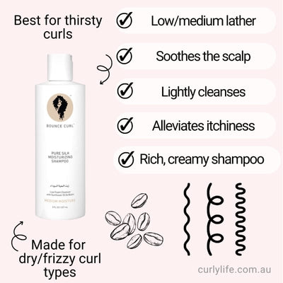 Bounce Curl Pure Silk Moisturizing Shampoo