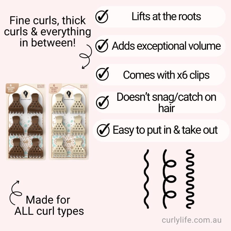 Bounce Curl Volume Root Clips