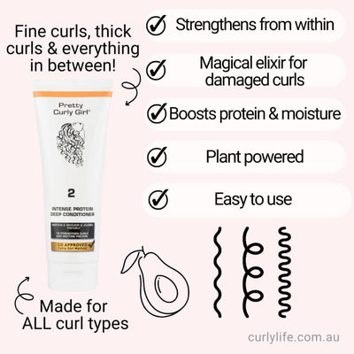 Pretty Curly Girl Intense Protein Deep Conditioner
