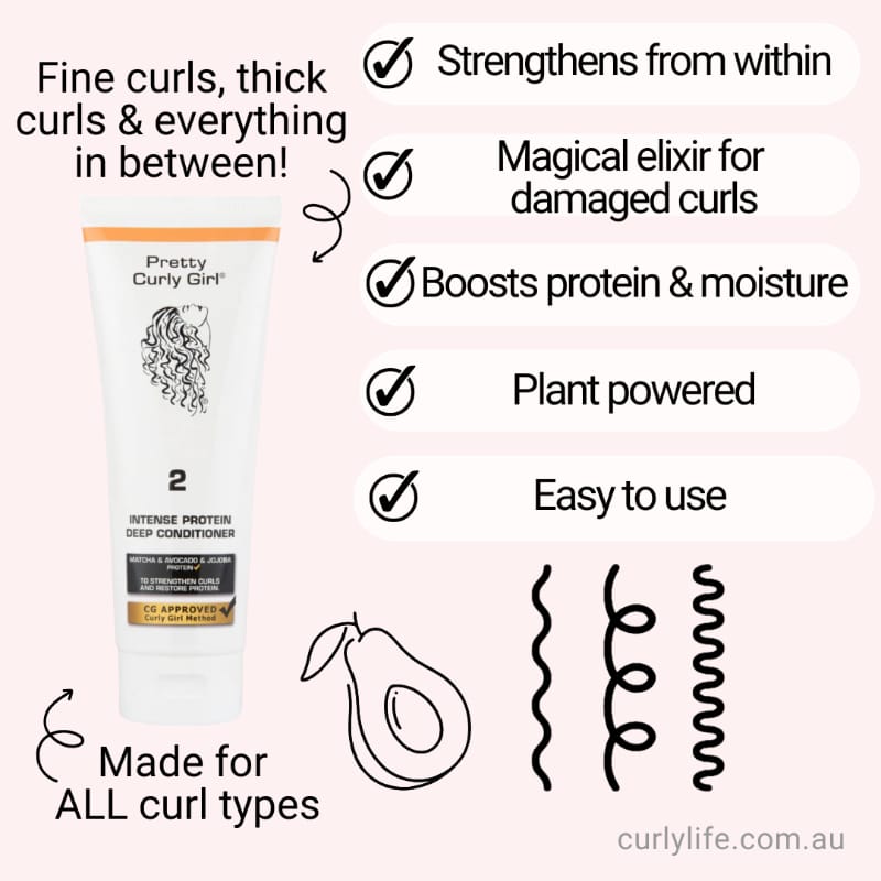Pretty Curly Girl Intense Protein Deep Conditioner