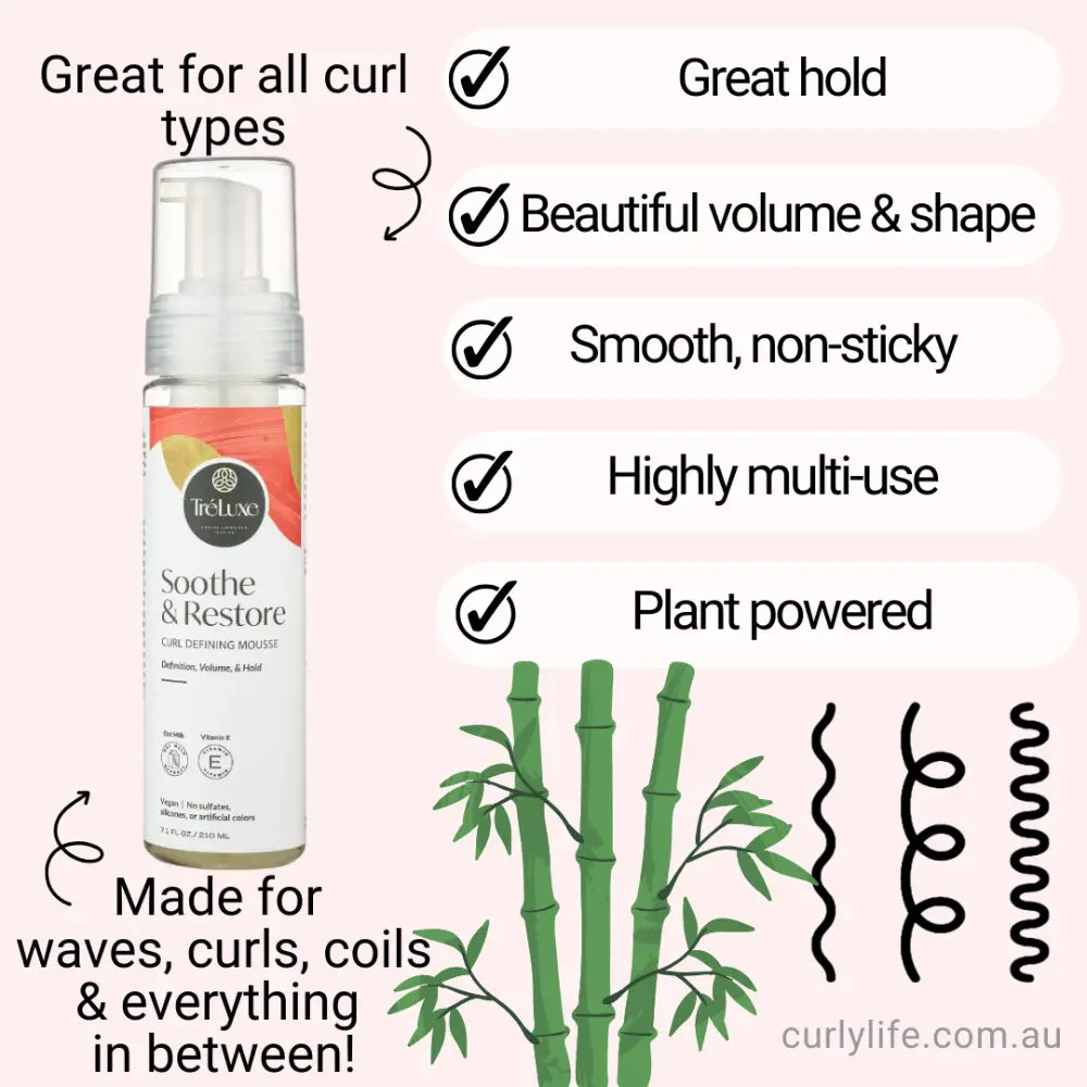 TréLuxe Soothe & Restore Curl Defining Mousse