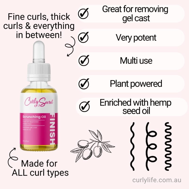 Curly Secret Scrunching oil