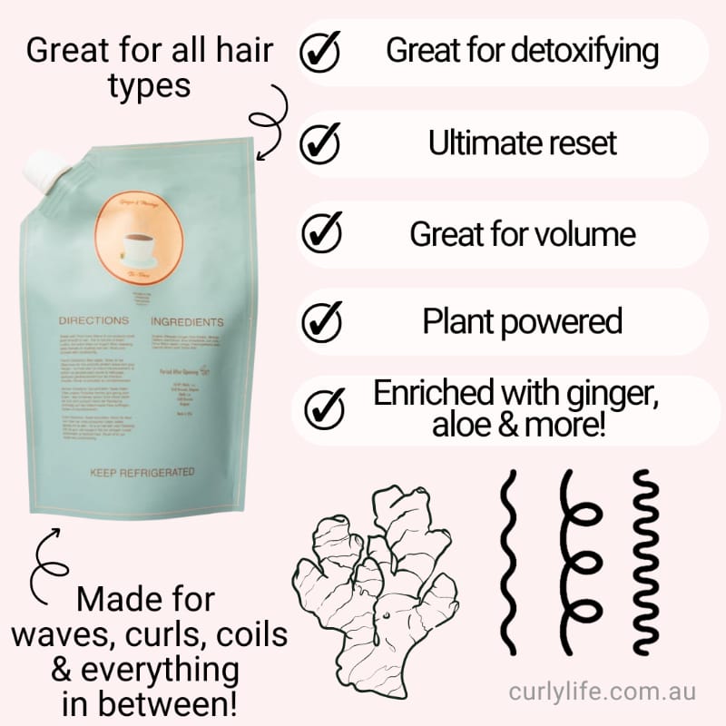 Ecoslay Ginger & Moringa Tea Rinse (8oz/236ml)