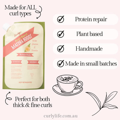 Ecoslay Matcha Boost Protein Strengthening Treatment (8oz/227ml)