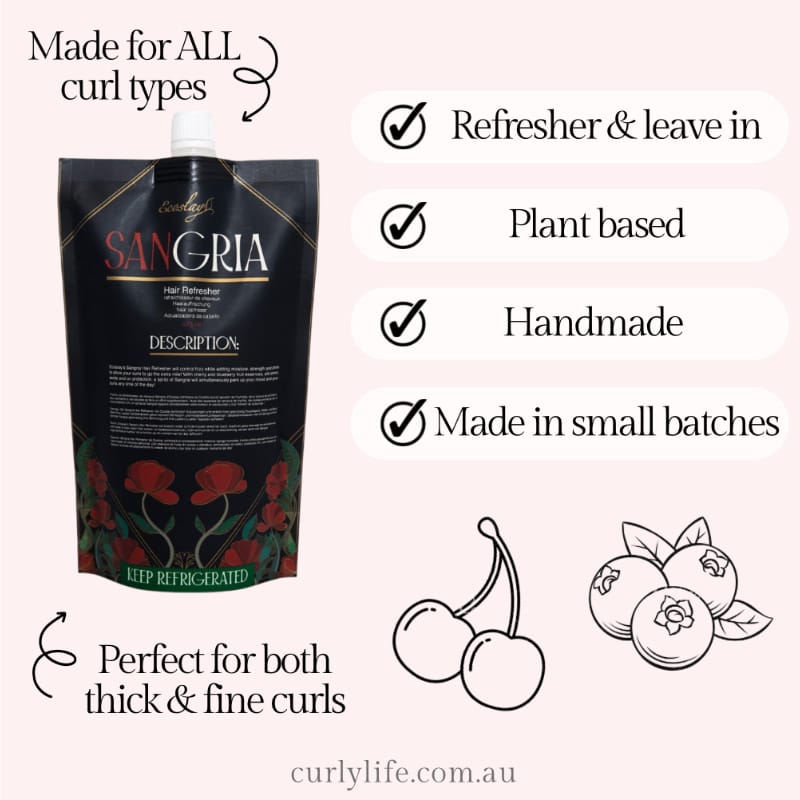 Ecoslay Sangria Hair Refresher (16oz/454ml)