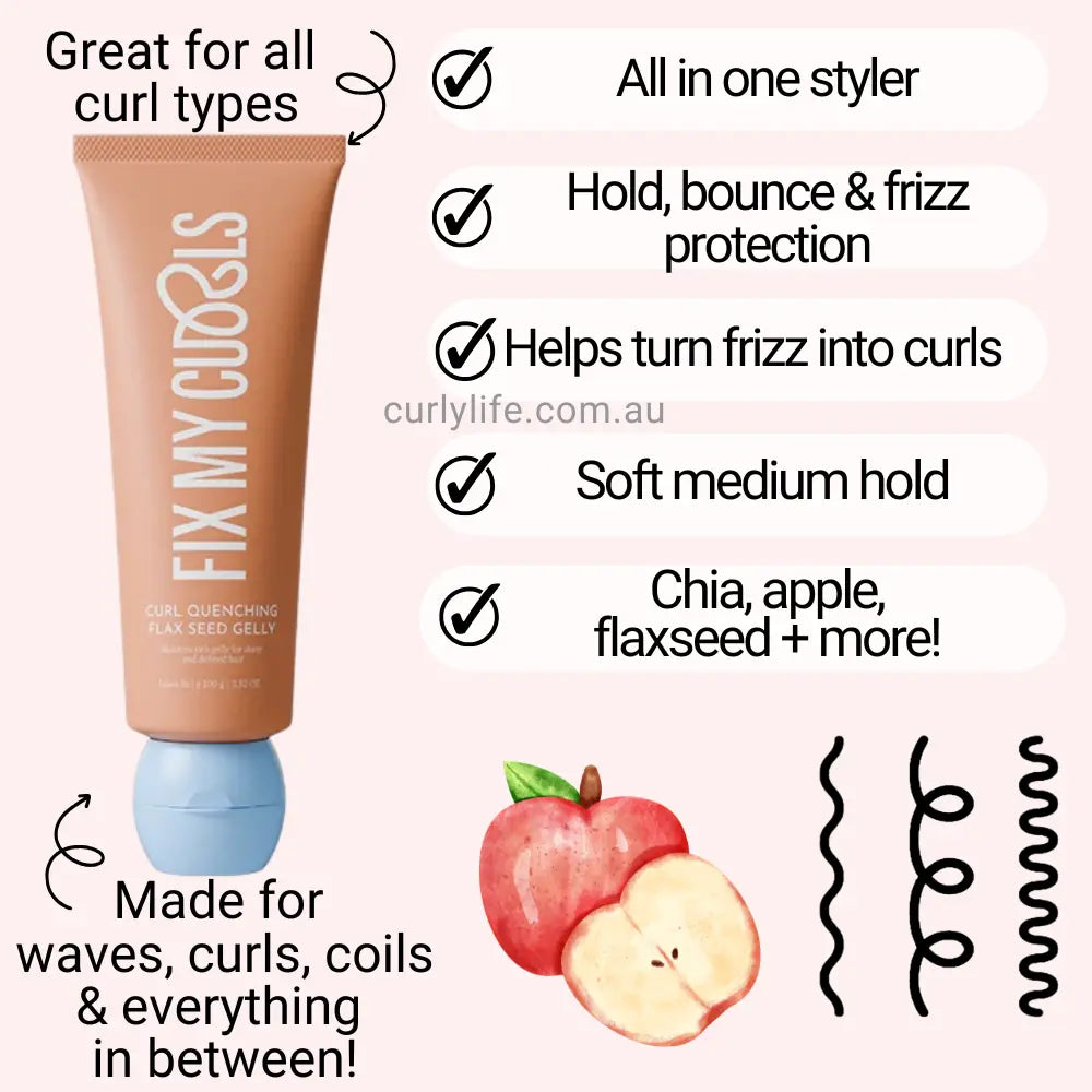 Fix My Curls Curl Quenching Flax Seed Gelly