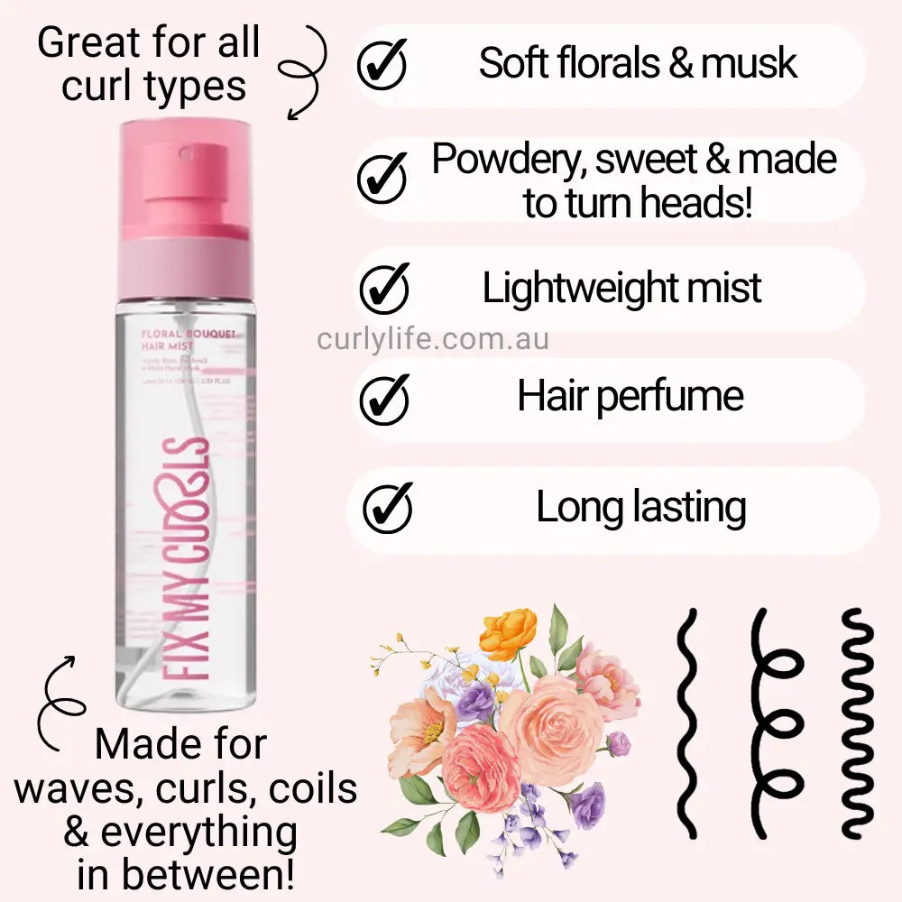 Fix My Curls Floral Bouquet (Hair Perfume)