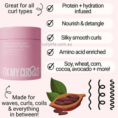 Fix My Curls Protein Powered Deep Conditioning Hair Mask