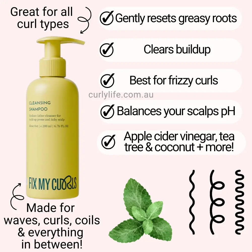 Fix My Curls Cleansing Shampoo