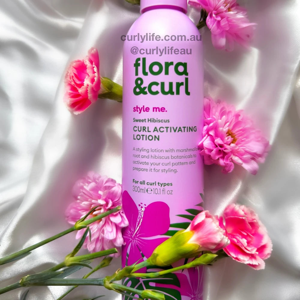 Flora & Curl Sweet Hibiscus Curl Activating Lotion
