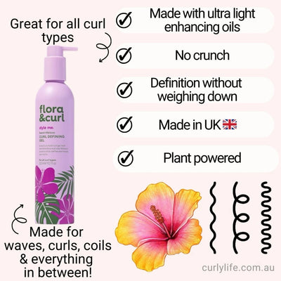 Flora & Curl Sweet Hibiscus Curl Defining Gel