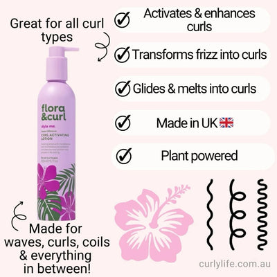 Flora & Curl Sweet Hibiscus Curl Activating Lotion