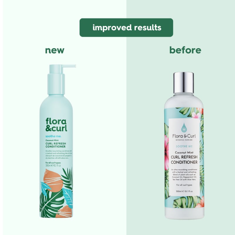 Flora & Curl Coconut Mint Curl Refresh Conditioner