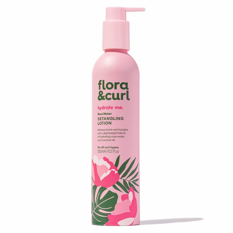 Flora & Curl Rose Water Detangling Leave-In Lotion