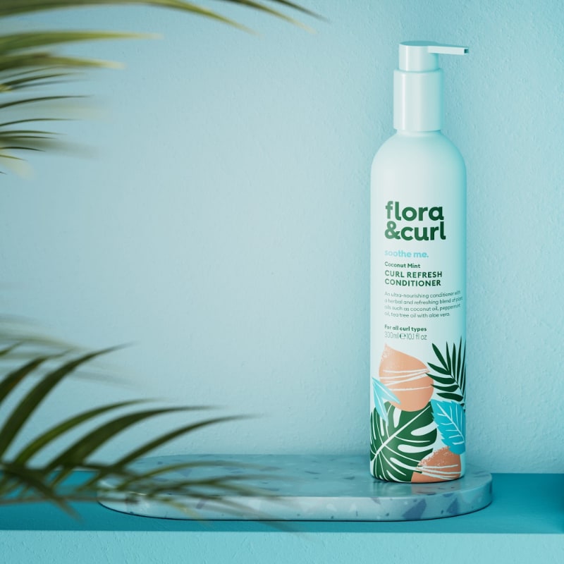 Flora & Curl Coconut Mint Curl Refresh Conditioner