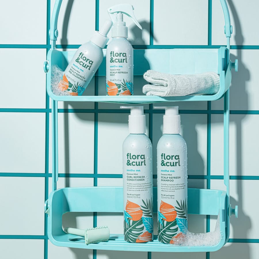 Flora & Curl Coconut Mint Scalp Refresh Mist