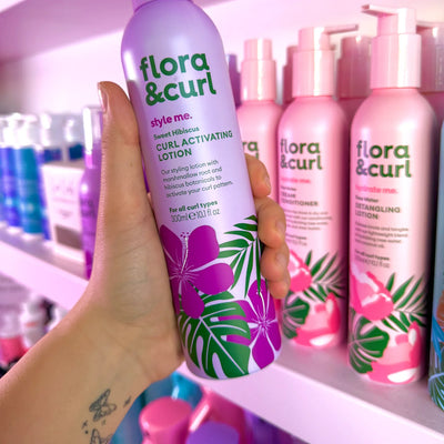 Flora & Curl Sweet Hibiscus Curl Activating Lotion
