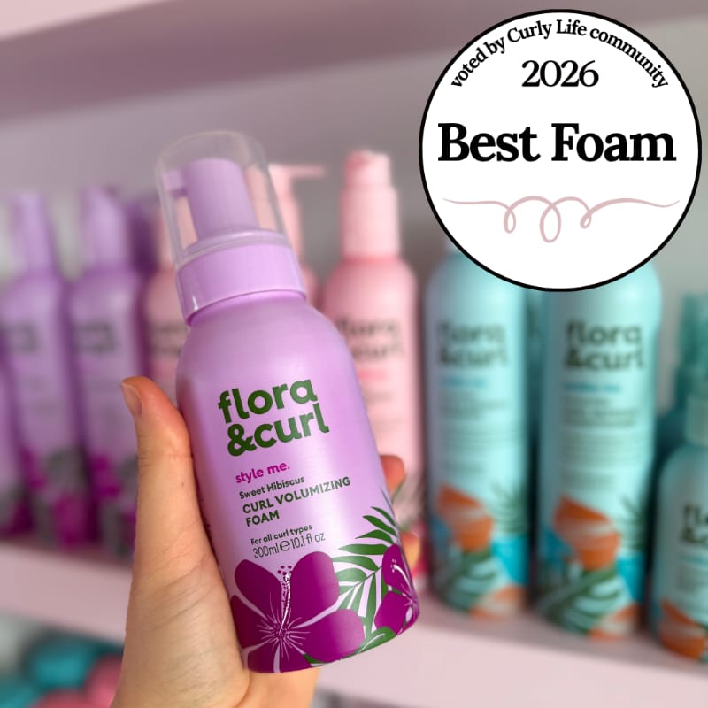 Flora & Curl Sweet Hibiscus Curl Volumizing Foam