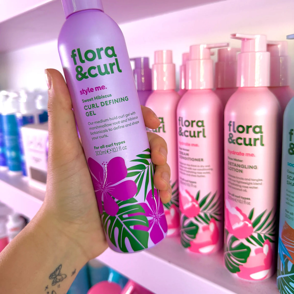 Flora & Curl Sweet Hibiscus Curl Defining Gel