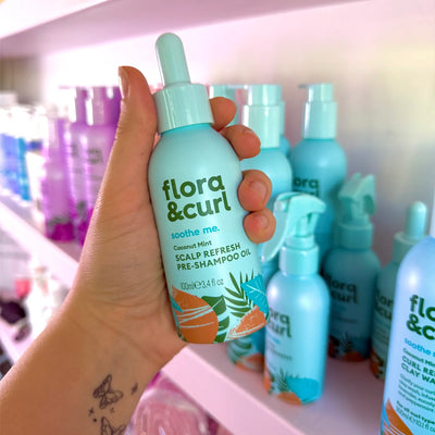 Flora & Curl Coconut Mint Scalp Pre-Shampoo Oil