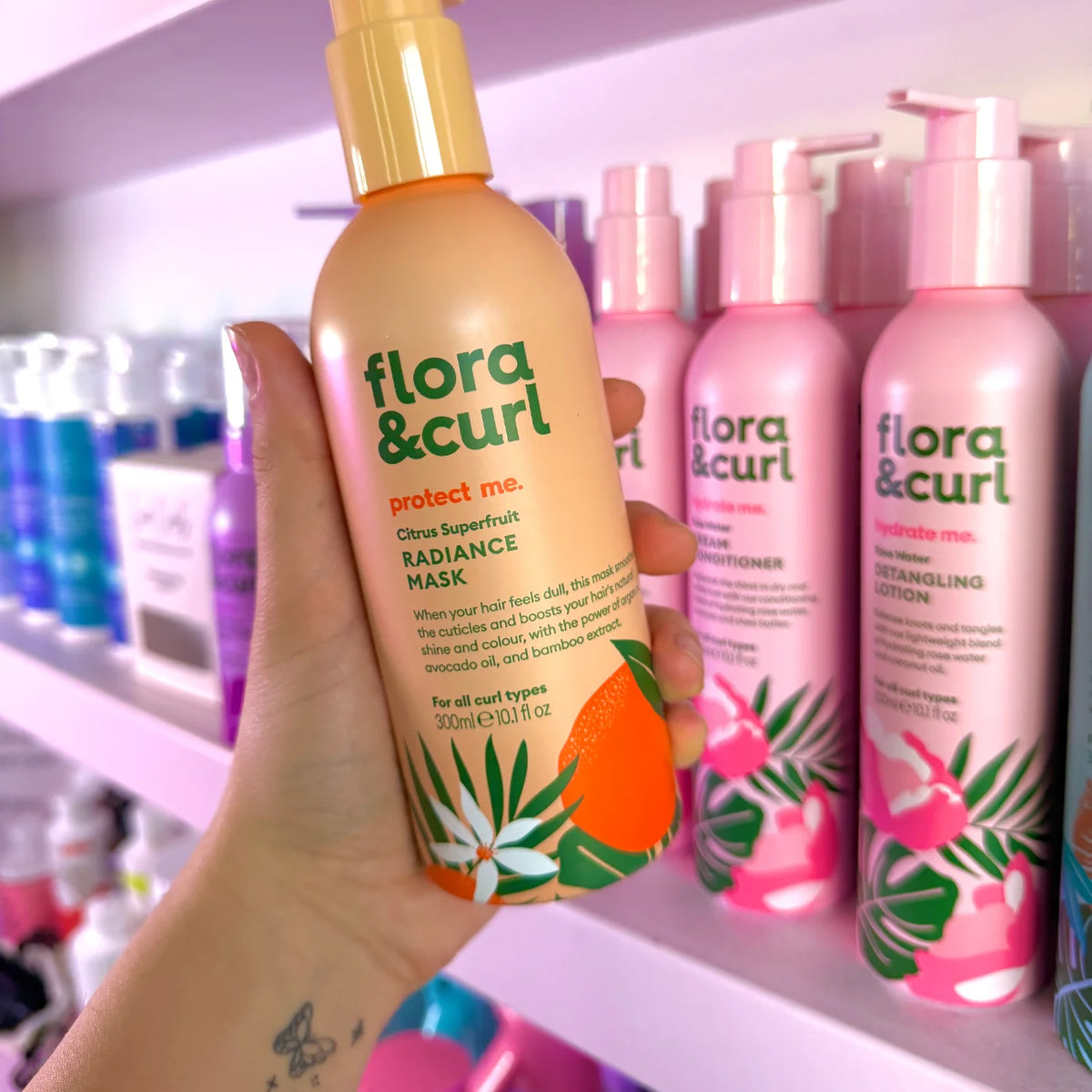 Flora & Curl Citrus Superfruit Radiance Mask