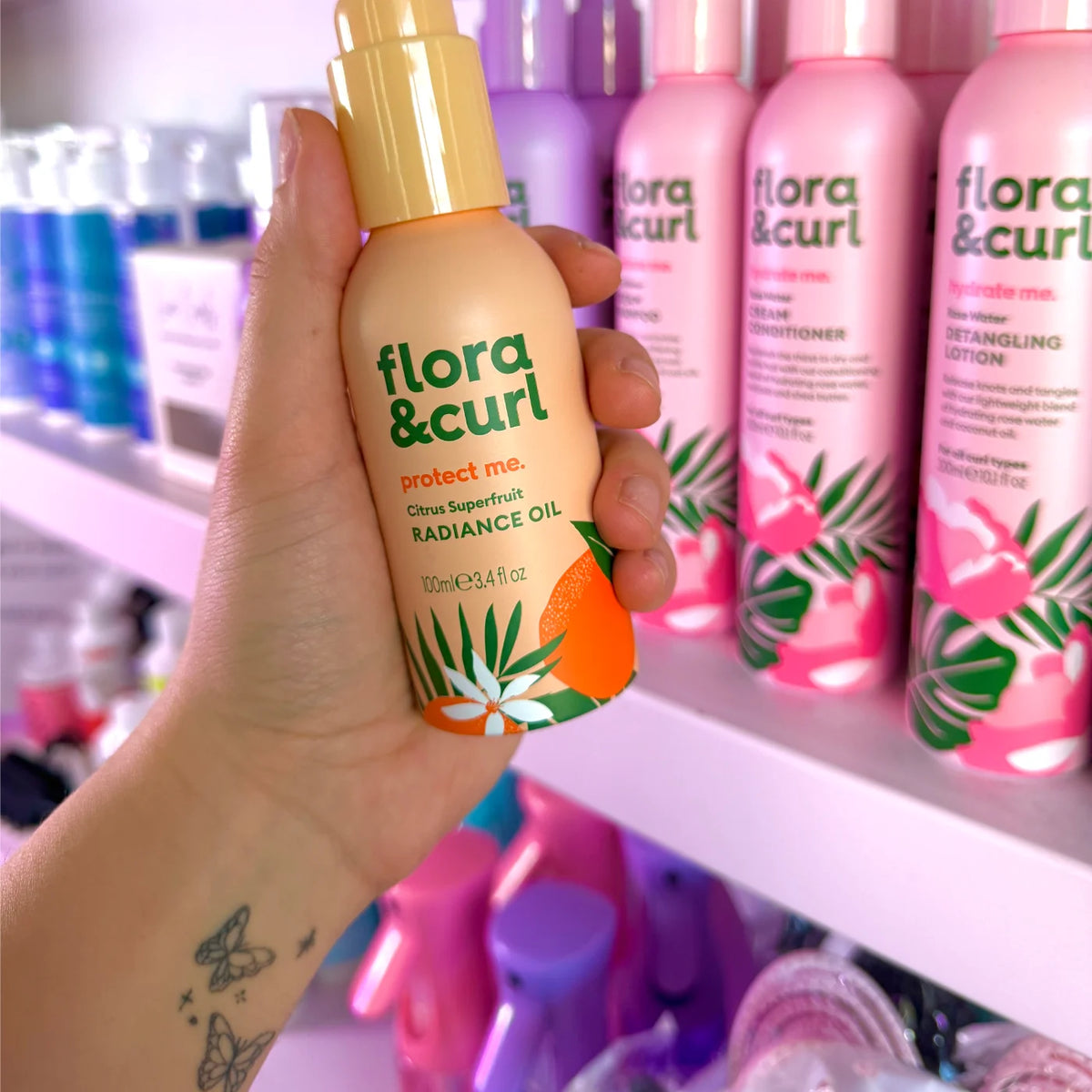 Flora & Curl Citrus Bloom Superfruit Hair Oil