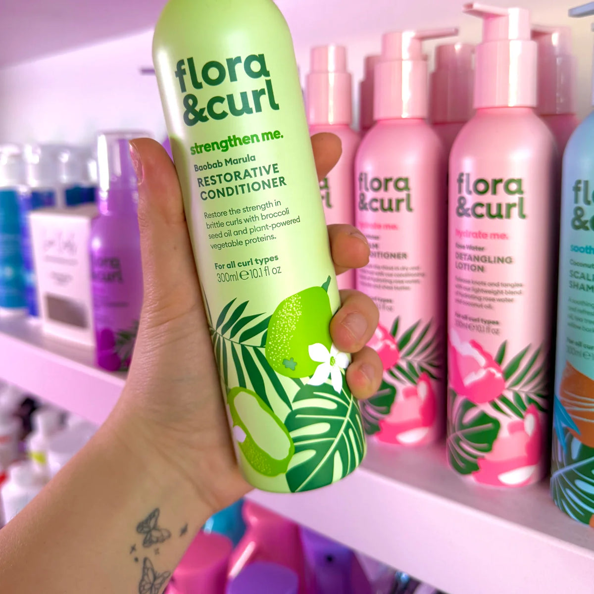 Flora & Curl Baobab Marula Restorative Conditioner