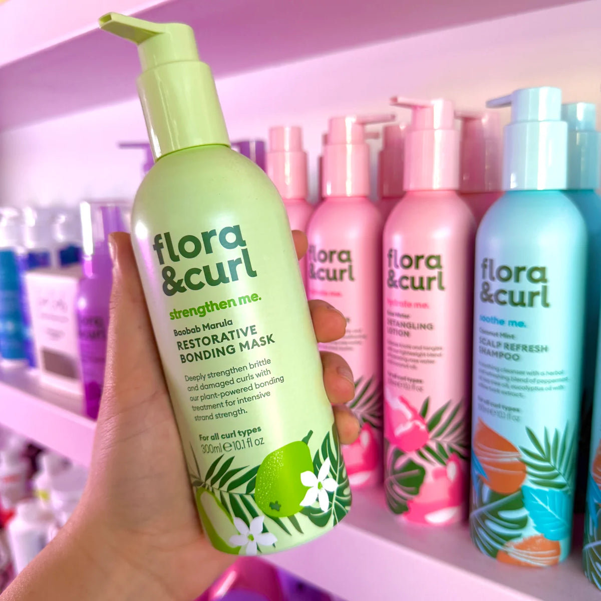 Flora & Curl Baobab Marula Restorative Bonding Mask