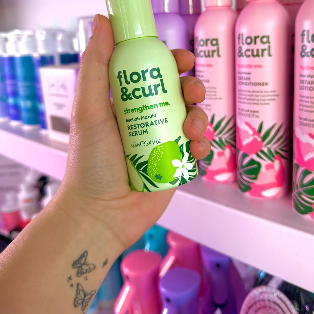 Flora & Curl Baobab Marula Restorative Serum