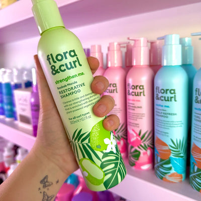 Flora & Curl Baobab Marula Restorative Shampoo