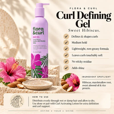 Flora & Curl Glow Up Styling Bundle + FREE Scrunchie Set
