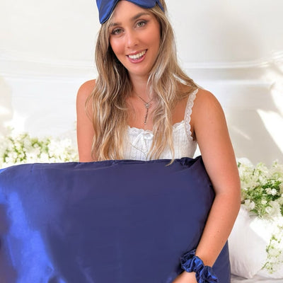 Luxe Vegan Silk Sleep Kit: Midnight