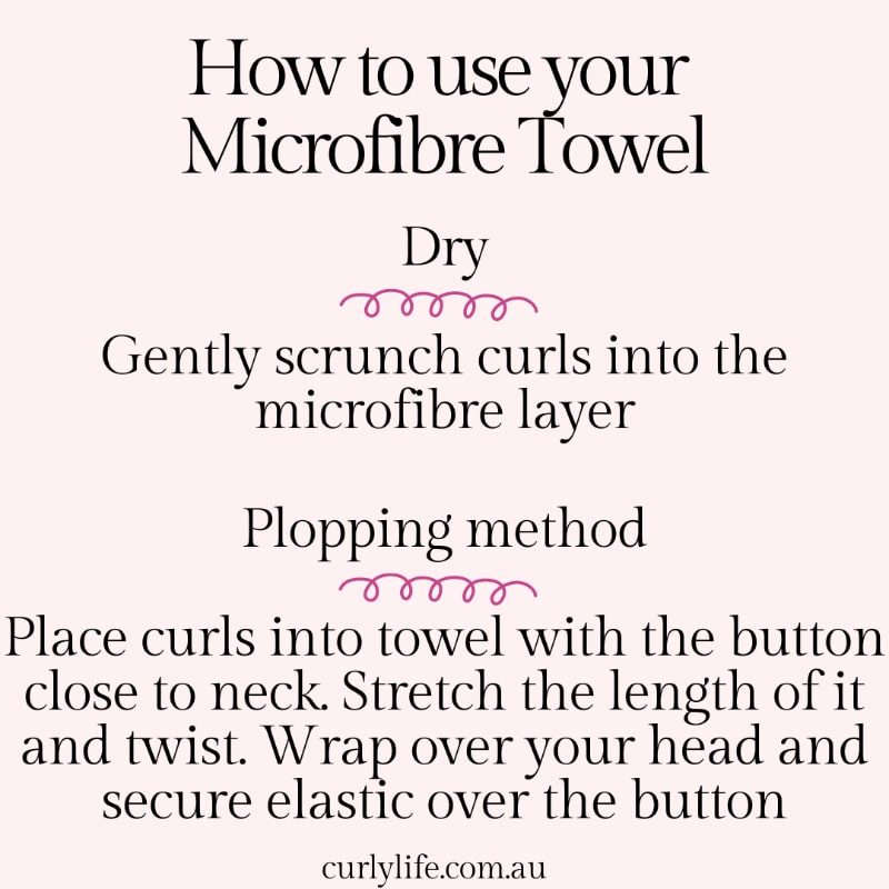 Curl Plopping Towel