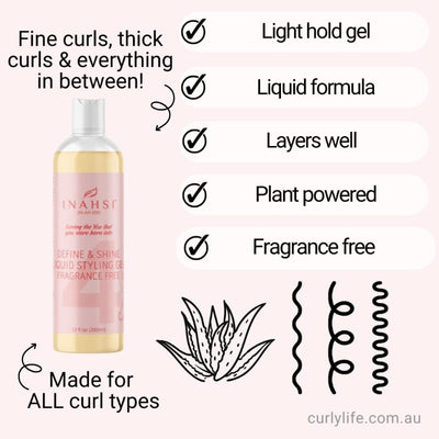 Inahsi Naturals Define & Shine Liquid Styling Gel