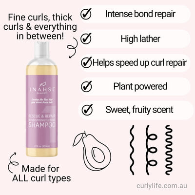 Inahsi Naturals Rescue & Repair Bond Strengthening Shampoo
