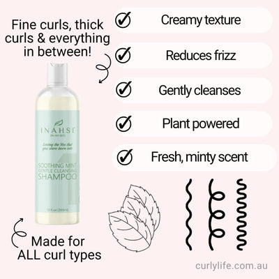 Inahsi Naturals Soothing Mint Gentle Shampoo