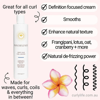 Innersense Organic Beauty Quiet Calm Curl Control Lotion