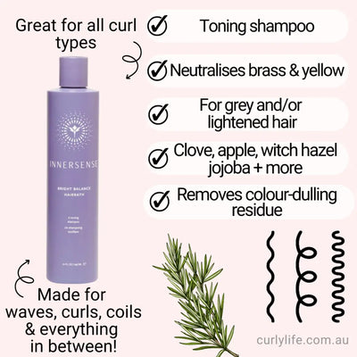 Innersense Organic Beauty Bright Balance Toning Hairbath Shampoo