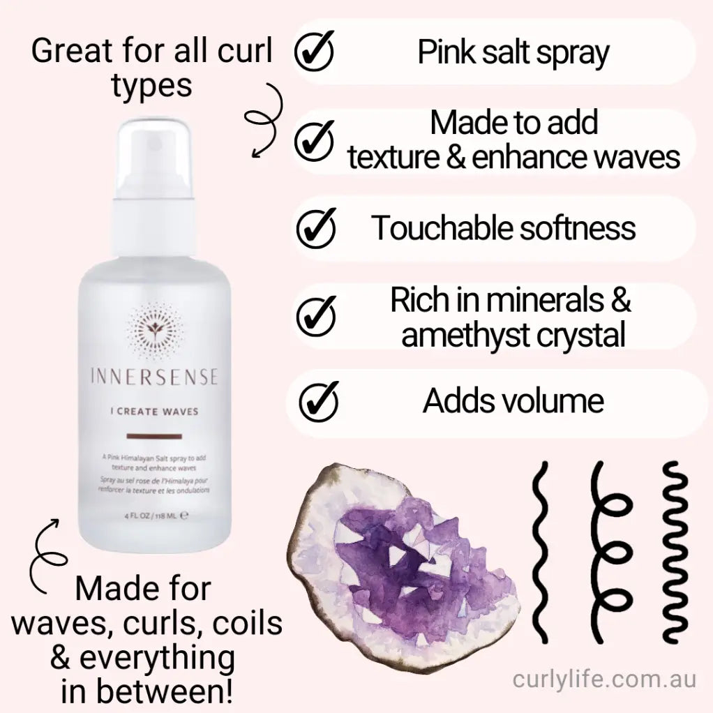 Innersense Organic Beauty I Create Waves Salt Spray