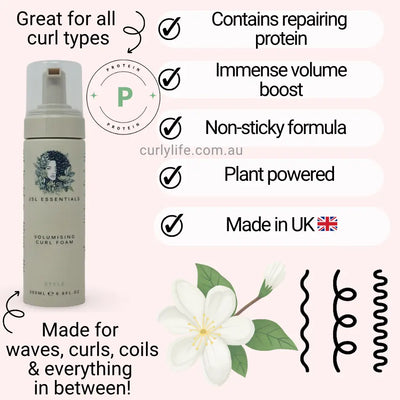 JSL Essentials Volumising Curl Foam