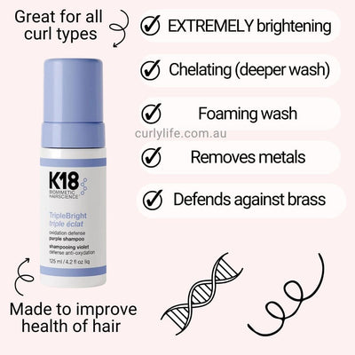 K18 TripleBright Oxidation Defense Purple Shampoo