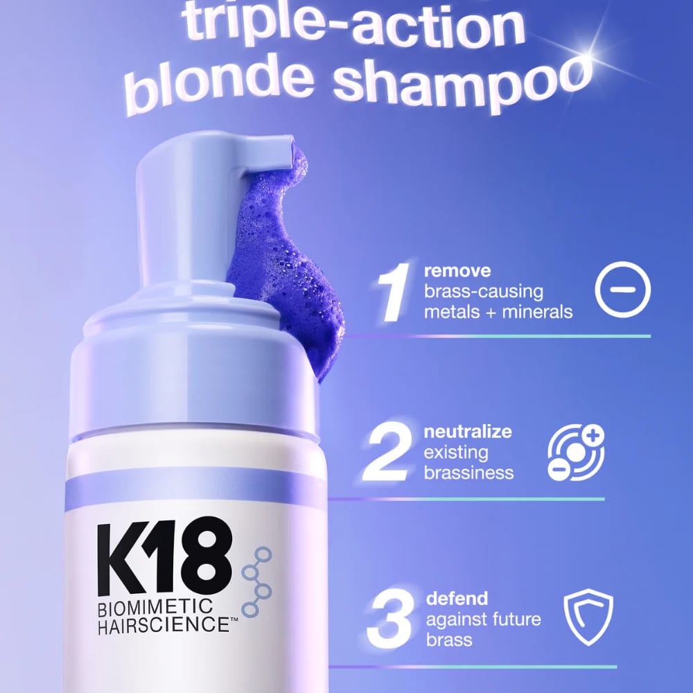K18 TripleBright Oxidation Defense Purple Shampoo