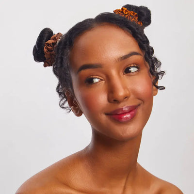 Kitsch Ultra Petitie Satin Scrunchies 5pc Set Sedona