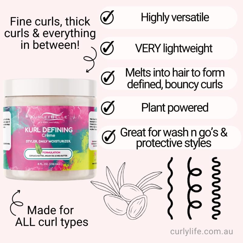 Kurlee Belle Kurl Defining Creme