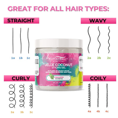Kurlee Belle Jelle Coconut Styling Gel