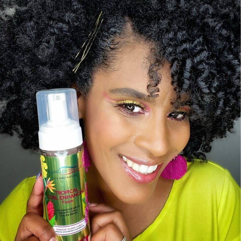 Kurlee Belle Tropical Curl Enhancing Foam