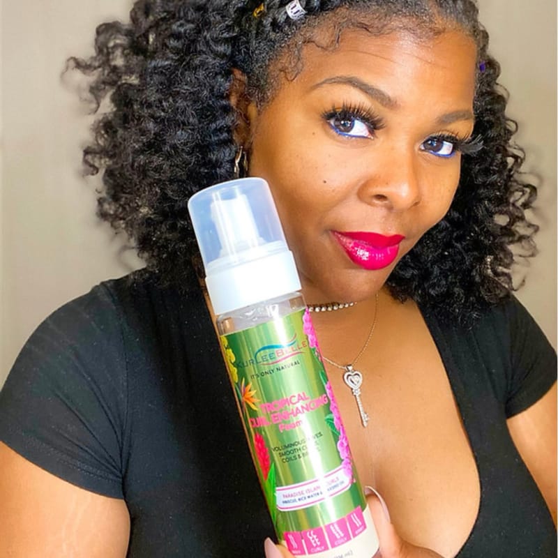 Kurlee Belle Tropical Curl Enhancing Foam