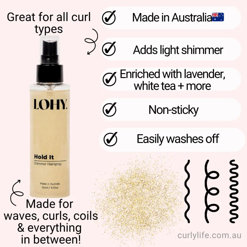 LOHY Hold-It Shimmer Hairspray